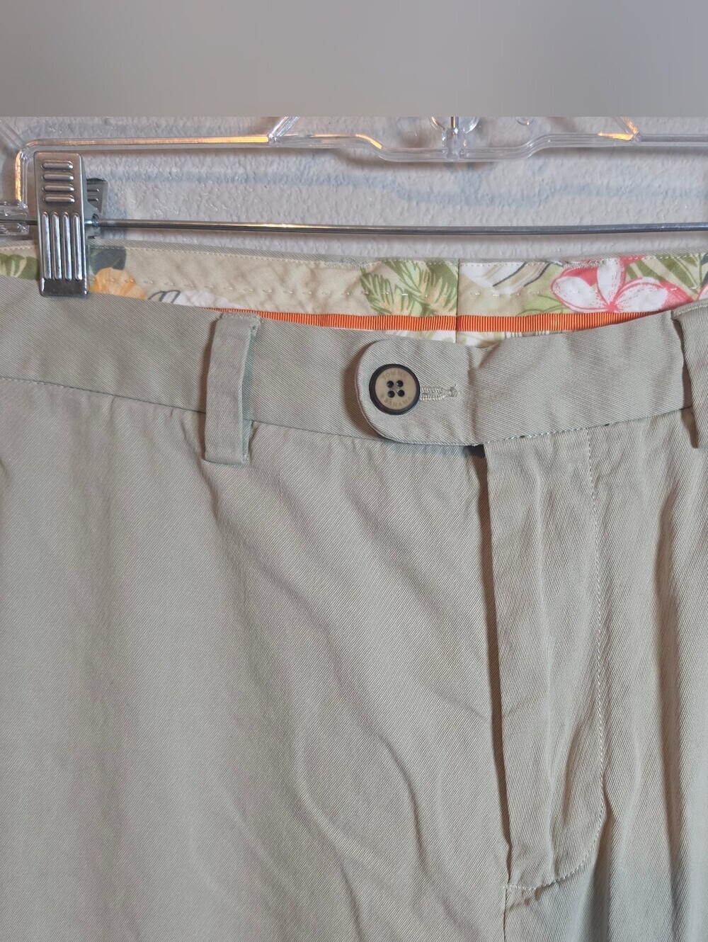 Tommy Bahama Men's Silk Blend Pants Relaxed Fit Khaki Size 35/32 Resortwear - Picture 3 of 7